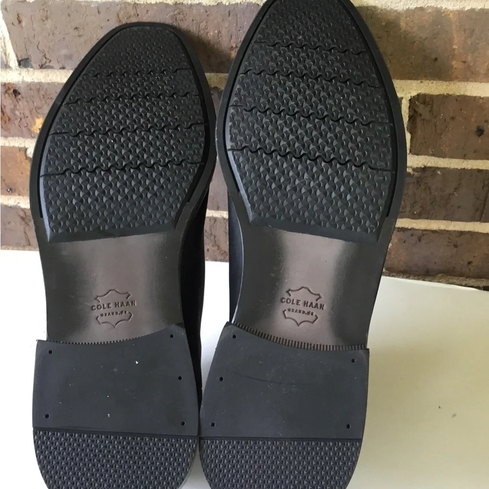 Cole Haan Black Men's Chukka Boot - Smooth Leather Slip-On
